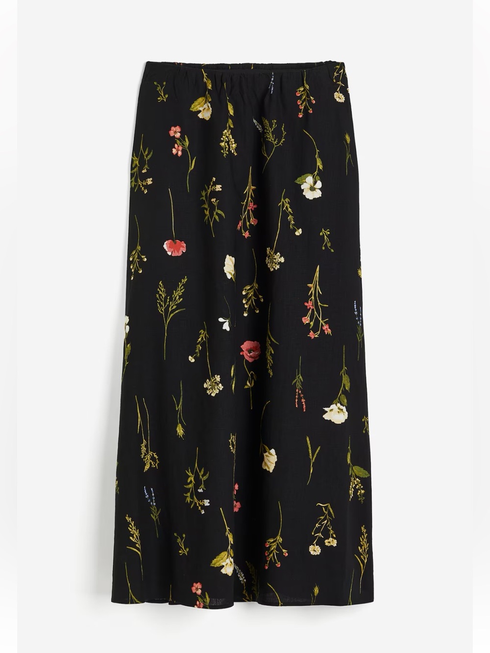 NWT Linen blend Maxi Skirt